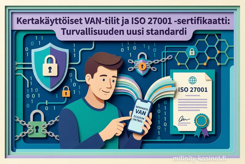 Kertakäyttöiset VAN-tilit ja ISO 27001 -sertifikaatti: Turvallisuuden uusi standardi